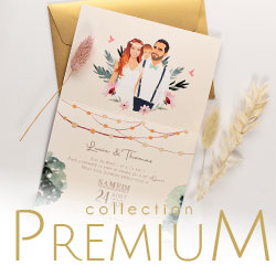 faire-part de mariage original premium