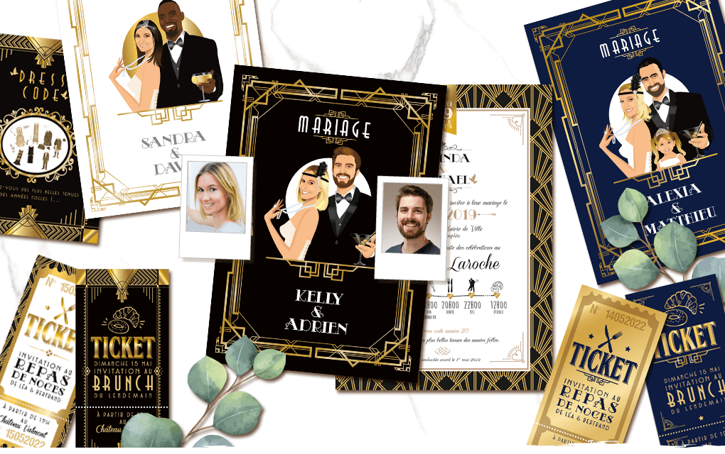 Mariage.ch - Mariage années folles - Gatsby