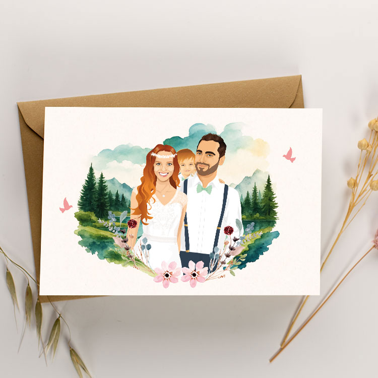 faire-part-mariage-lac-suisse-alpes-montagne-aquarelle