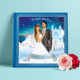 Il était une fois un Faire part de mariage original romantique de livre Conte de fée, princesse reine des neiges glace