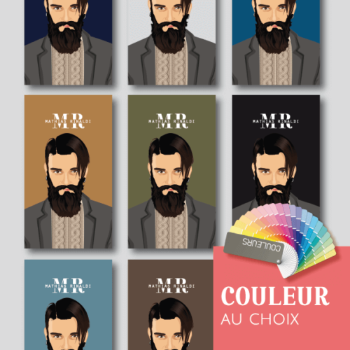 Démarquez-vous avec un portrait à votre image pour votre profil de réseaux sociaux professionnel, que vous soyez travailleur indépendant, freelance ou auto-entrepreneur. Retrouvez votre caricature sur votre carte de visite originale pour une image et une communication personnelle. Vous êtes barbier, coiffeur à domicile, tatoueur, conseiller en image etc