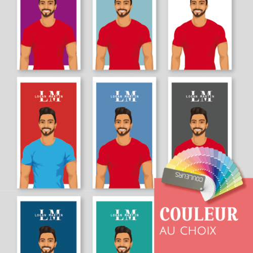 Démarquez-vous avec un portrait à votre image pour votre profil de réseaux sociaux professionnel, que vous soyez travailleur indépendant, freelance ou auto-entrepreneur. Retrouvez votre caricature sur votre carte de visite originale pour une image et une communication personnelle. Vous êtes coach sportif, professeur de yoga, de zumba ou de fitness, agent etc